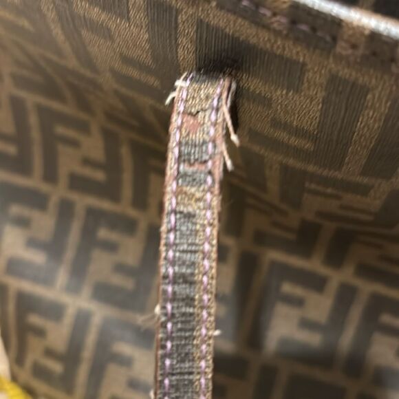 Fendi Roll Tote Zucca Coated Canvas Bag - Picture 7 of 16